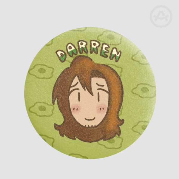 Darren Plush Badge