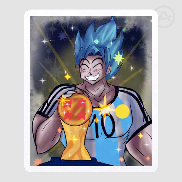 Goku argentino sticker
