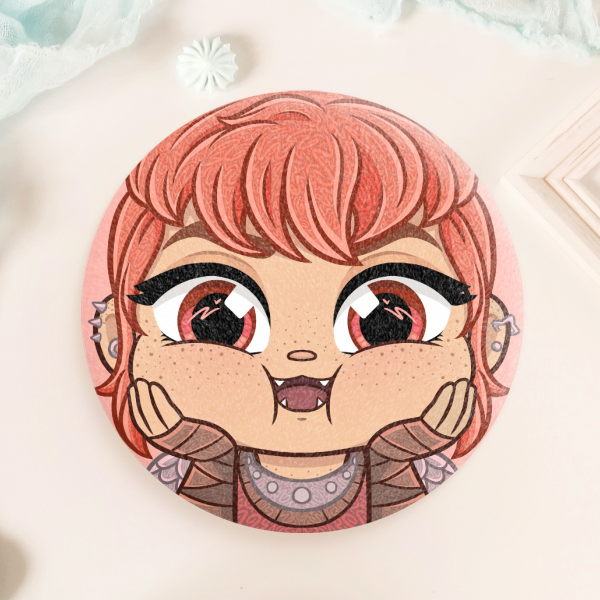 Nimona ⚡Plush Badg