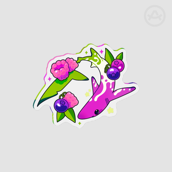 Genderqueer Mako Shark Fridge Magnet - 1.96""(50mm)