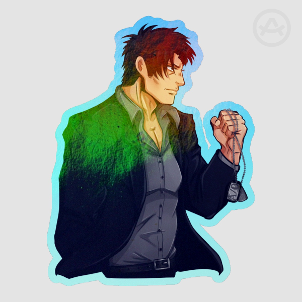 Nicolas Brown holo sticker