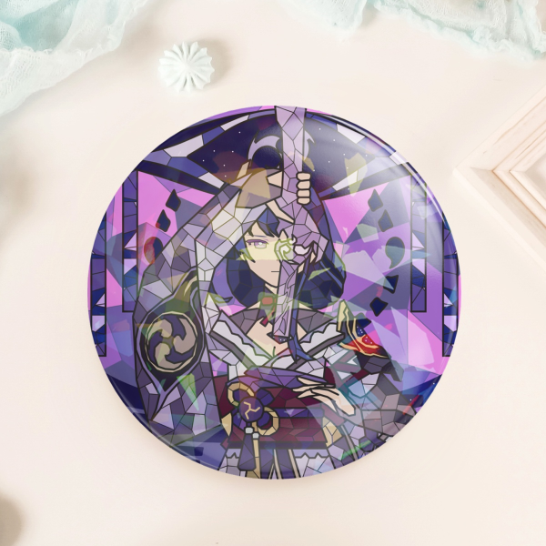 [Genshin Imapct] Raiden Shogun Round Badges (Button Pins)