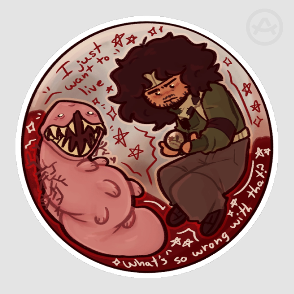 I Just Want To Live Iron Lung Sticker