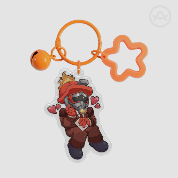 Toontown Corporate Clash Firestarter Keychain