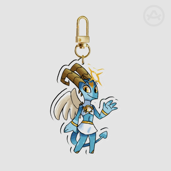 Angel Blitz Acrylic Keychain