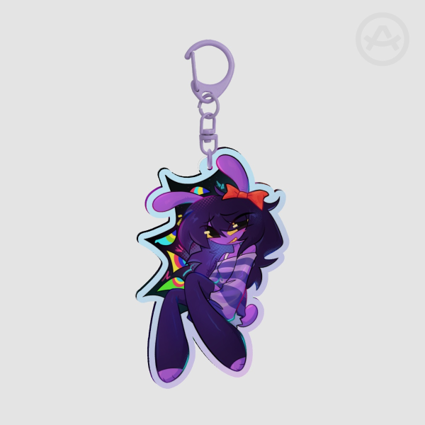 Jax || Rainbow Acrylic Keychain