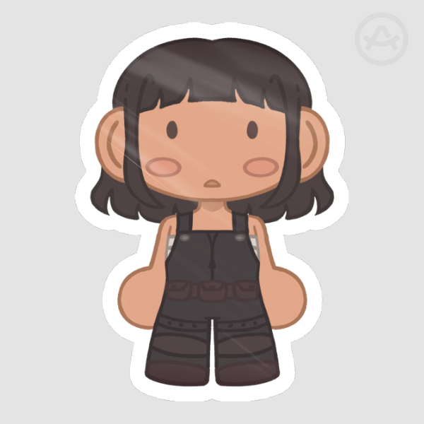 Eurydice (Eva Noblezada) Hadestown 2 Inch Sticker