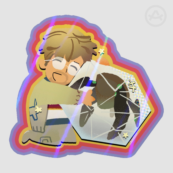Grace & Rocky Sticker rainbow
