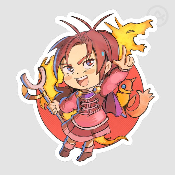 Jenna Golden Sun Sticker