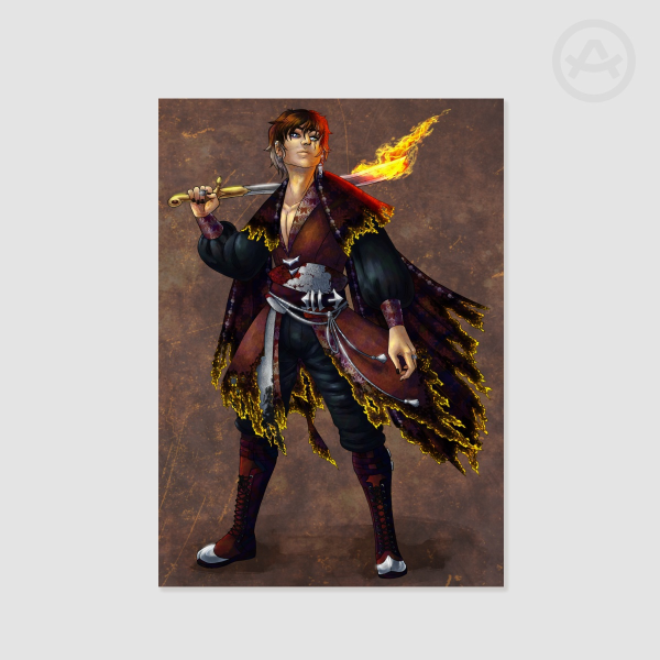 Pyro Dagmeare Pyroscythe The Flight SMP "Tournament Fit" Print