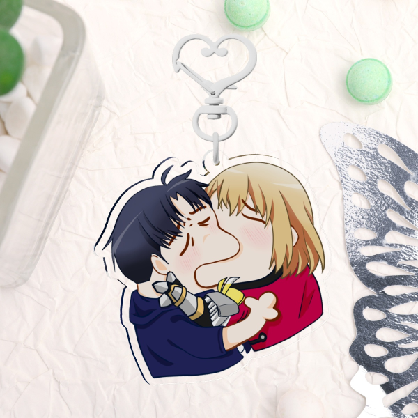 Solo Leveling Kiss Meme Keychains