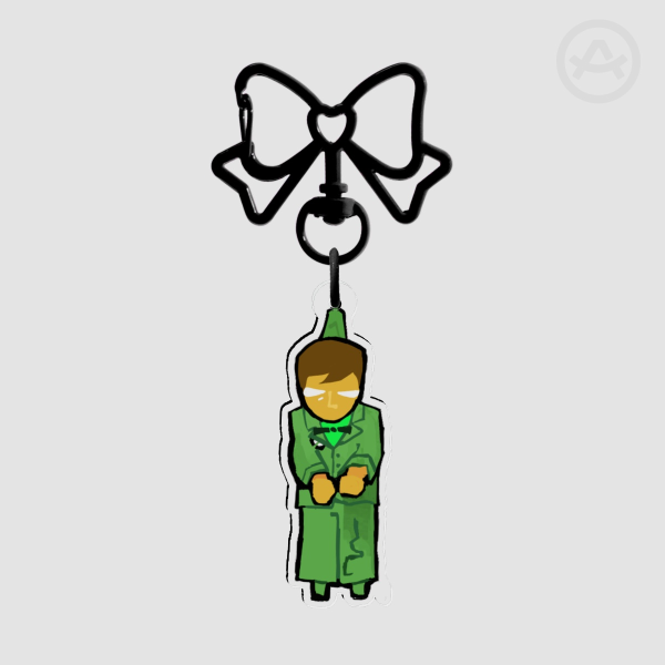 Hussie "Felt Suit" Hussie Keychain
