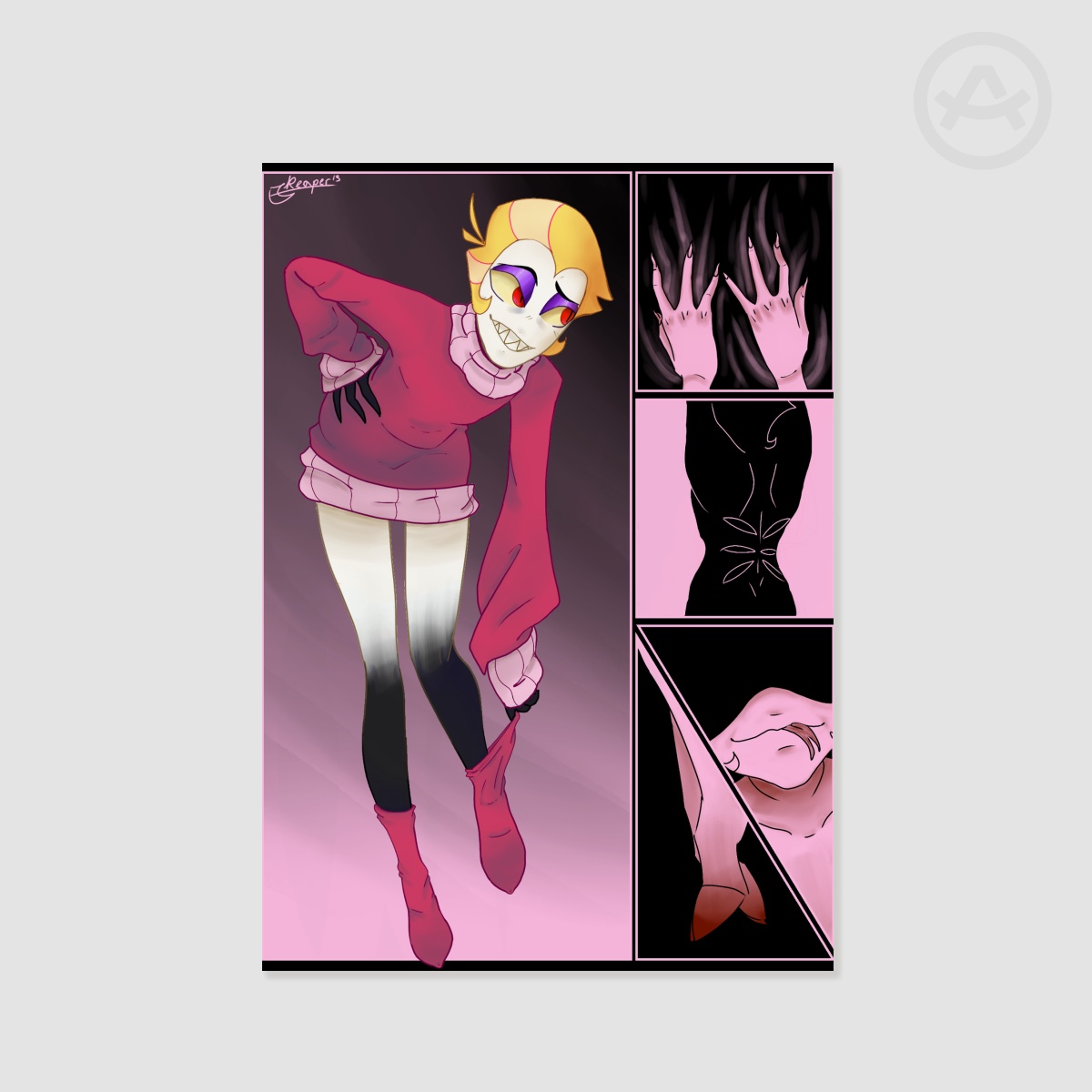 Suggestive Lucifer Poster - Hazbin Hotel