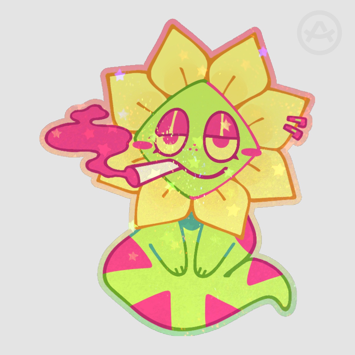 Blissful Floradinn Die Cut Sticker