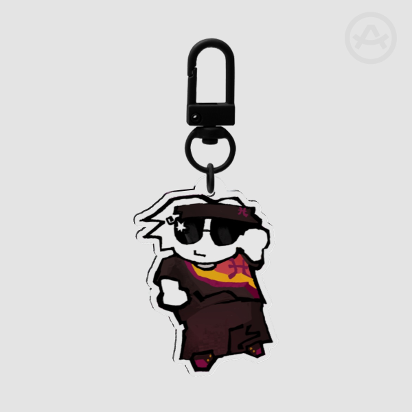 Burger Dave Keychain