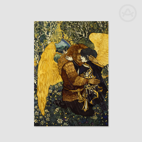 Mercy Ilya and Danya Folk Art Print