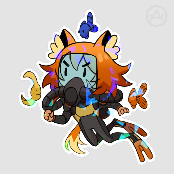 Chibi Subnautica Mewa Sticker