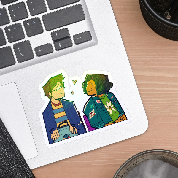 Stagedorks Holographic Rainbow Sticker (BMC👾💊)