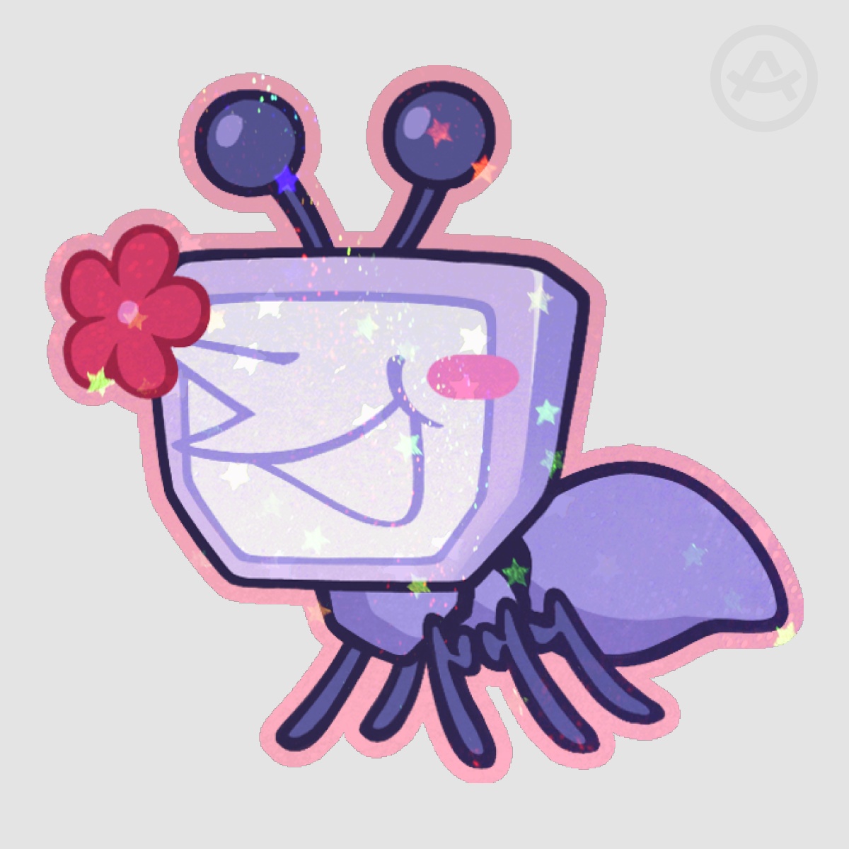 Ant Tenna Die Cut Sticker