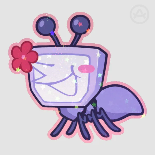 Ant Tenna Die Cut Sticker