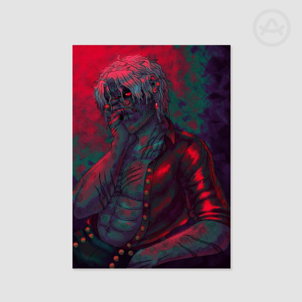 Vampires SMP Pyroscythe "Titi me Pregunto" Print
