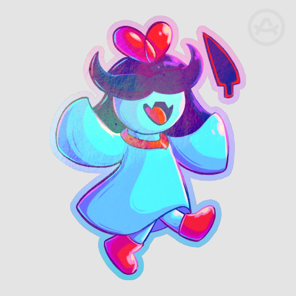 Aqua sticker