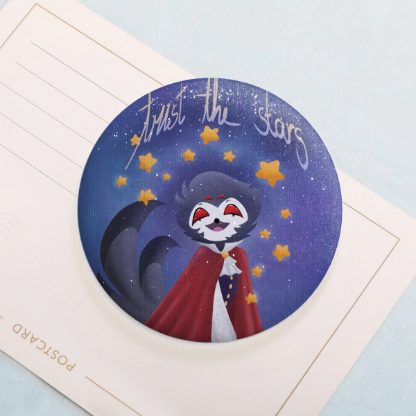 Trust the stars ~ Round Badge (Button Pin)