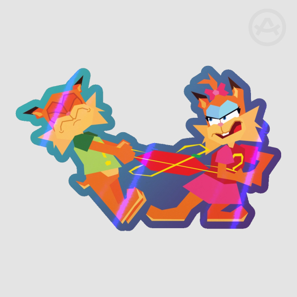 Terry & Terri Die Cut Sticker