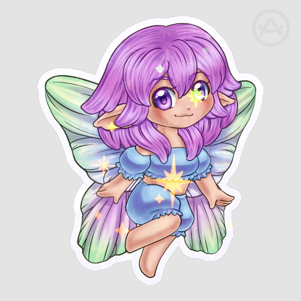 Flower Fairy Die Cut Stickers