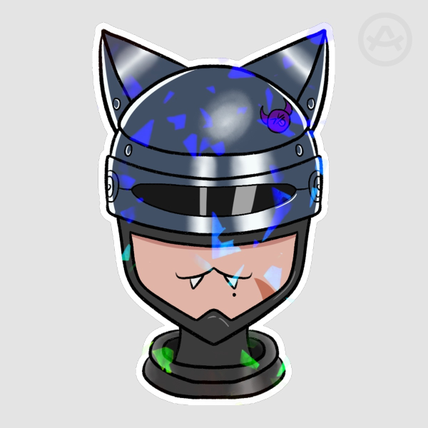 Robocop Mewa Sticker