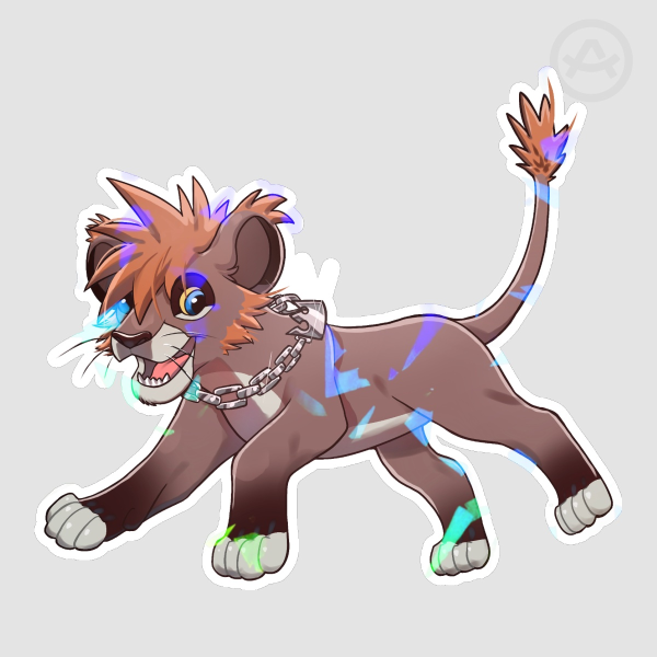 Lion King cub Sora | Die Cut Stickers