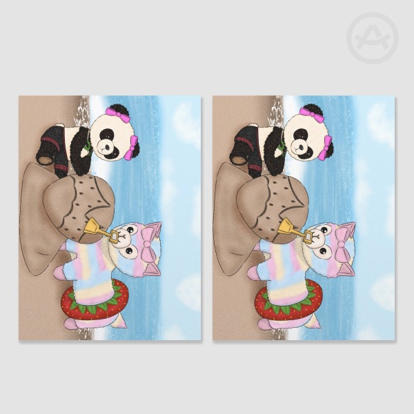 Mikey and Pistachio Holographic Photocard