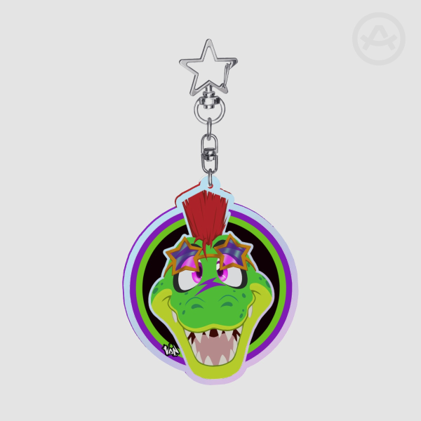 Glamrock Monty Rainbow Acrylic Keychains