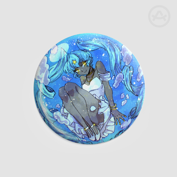 Hatsune Miku Argentina World Cup 2026 Button Pin