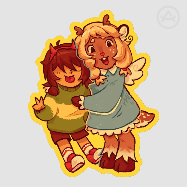 Young kris and noelle sticker