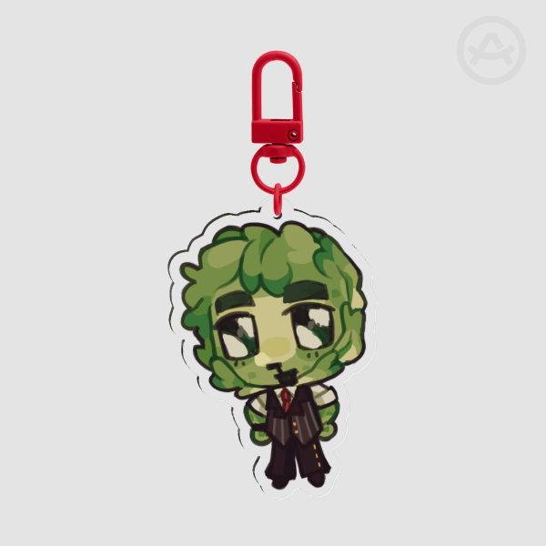 MuscularLettuce Acrylic Keychain
