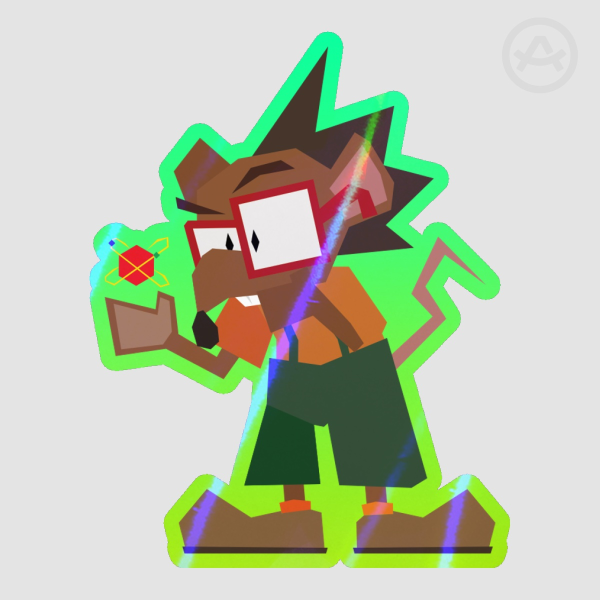 Virgil Die Cut Sticker