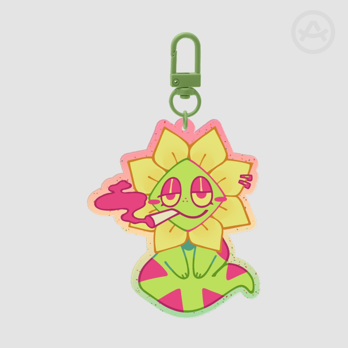 Blissful Floradinn Acrylic Keychain