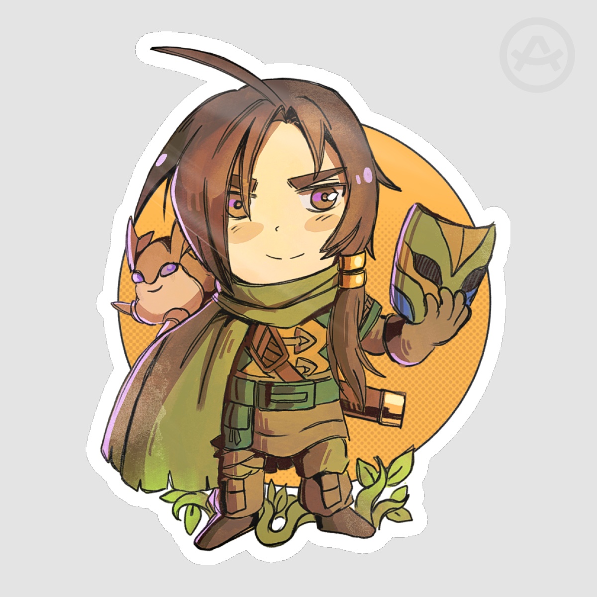Felix Golden Sun Sticker