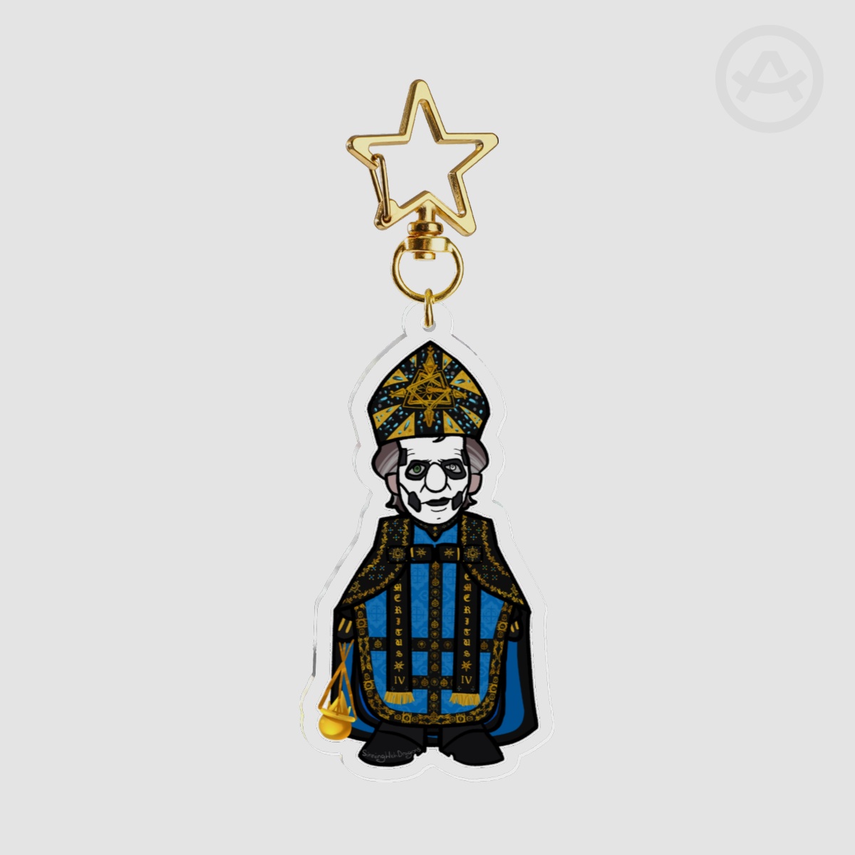 The Fourth Antipope Papal Robes Keychain