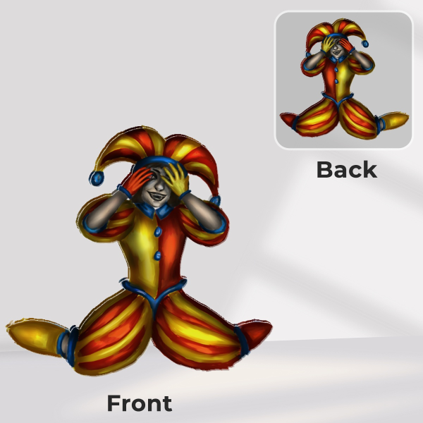 Evil pomni Acrylic Pin