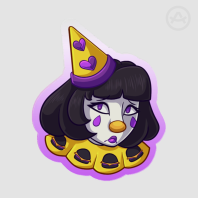 Pierogi The Clown - Acrylic Pin