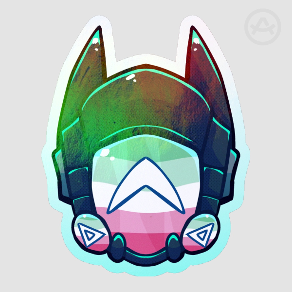 Abrosexual Don Visor Sticker