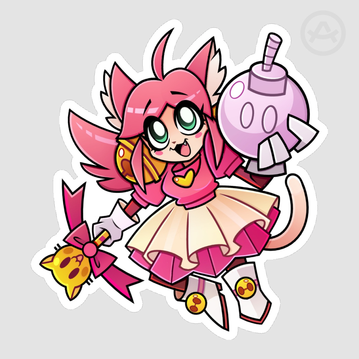 Pink [DR] DOKI PRINT by AndrewArtwork - ACGGOODS