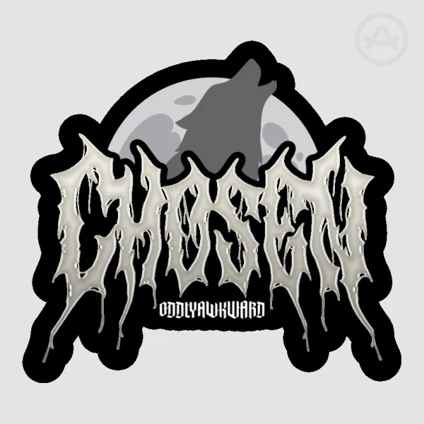 Chosen Hot Foil Stamping Die Cut Stickers