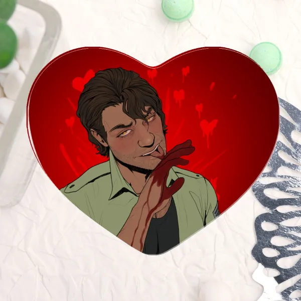 Strade Heart Pin (Acrylic)