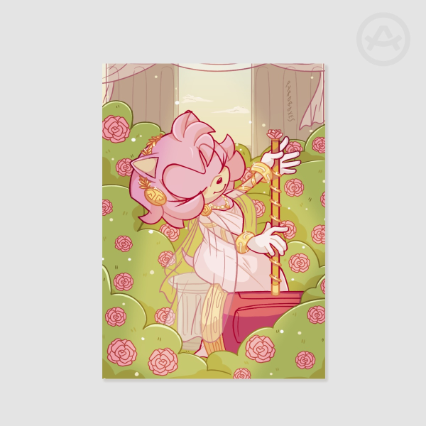[PYROBOXES] [SONIC THE HEDGEHOG] GODDESS AMY ROSE POSTER PRINT