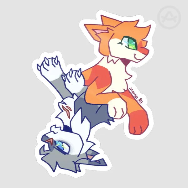 Weedpaw and Stonepaw Stickers