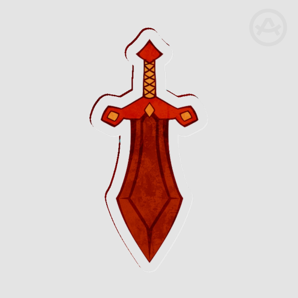 Firebrand Acrylic Pin