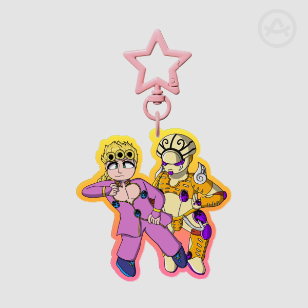 Giorno Giovanna Chibi Keychain
